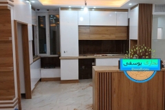 کابینت‌آشپرخانه پاک چوب دو پله دو رنگ