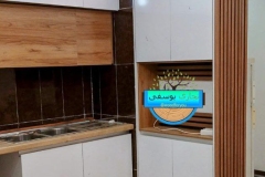 کابینت‌آشپرخانه پاک چوب دو پله دو رنگ